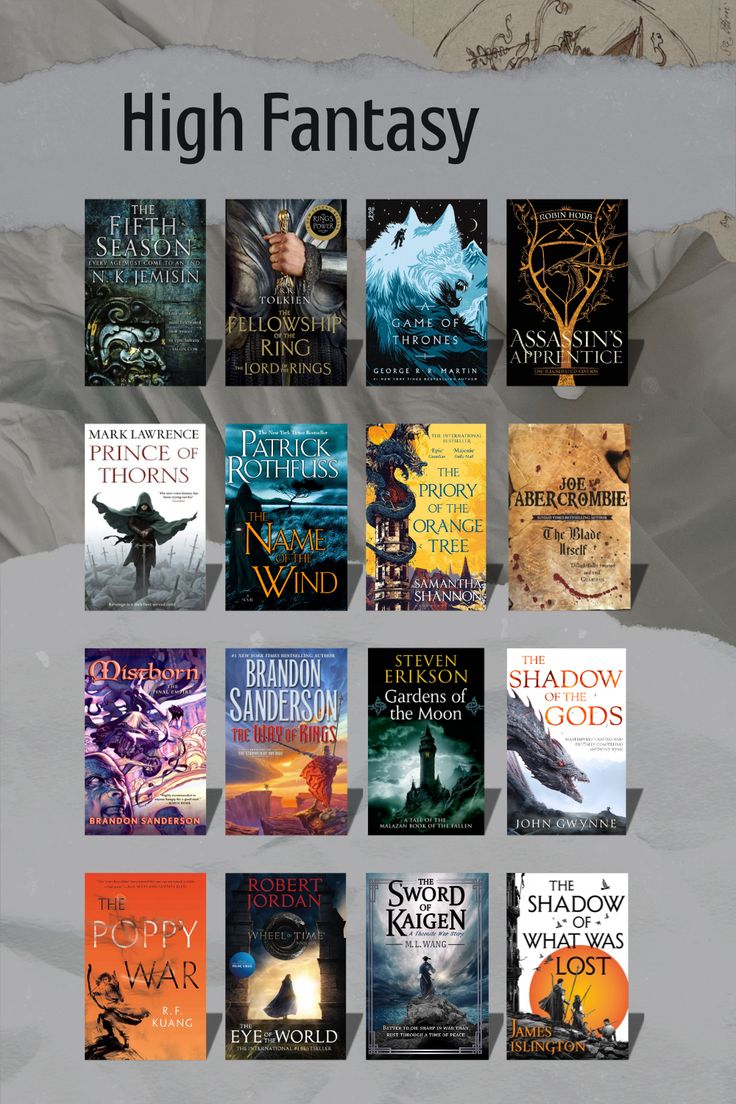 Fantasy books with epic imagery